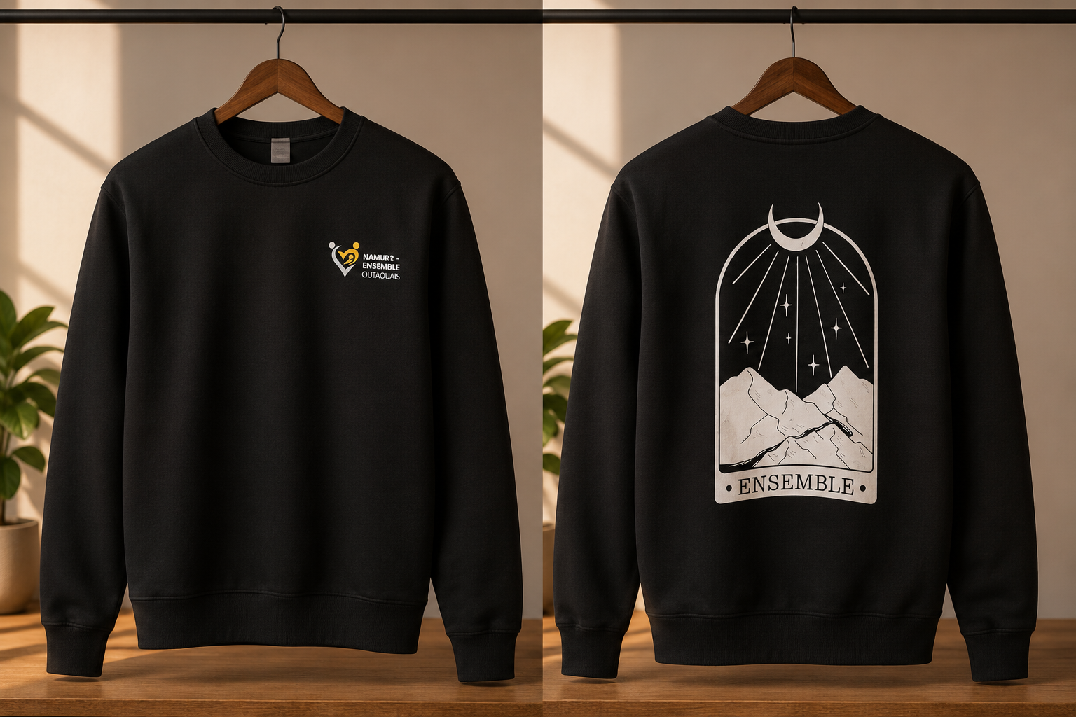 Crewneck Noir NRO